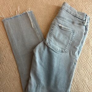 Good American Light Blue Women's Jeans - Classic Straight Leg